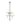 Lyndon pendant lamp in satin gold with clear glass globes for luxury hotel lighting