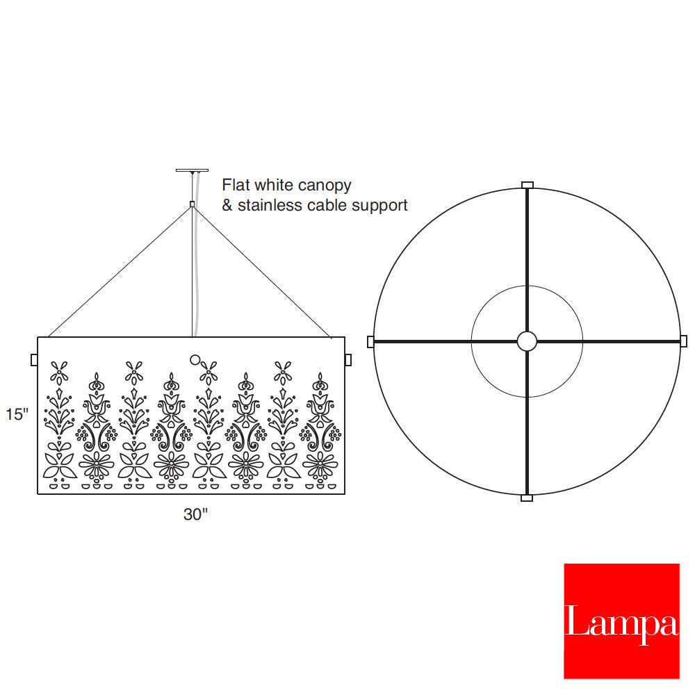 Lampa Lace Satellite Suspension Light | Lampa | LoftModern