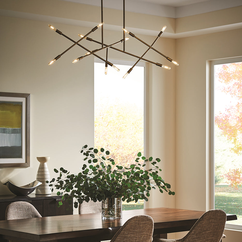 Tech Lighting Line Wave Chandelier
