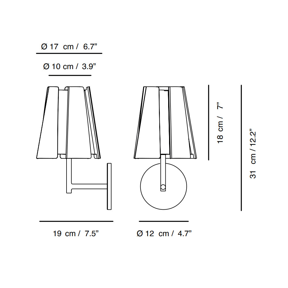 Little Twist Wall Light by Carpyen