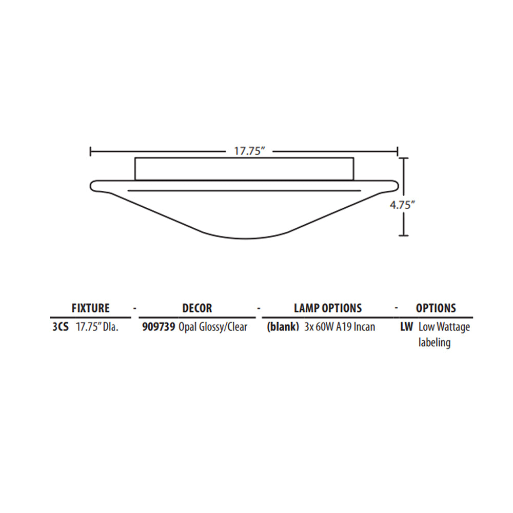 Besa Lighting Luma Ceiling Light