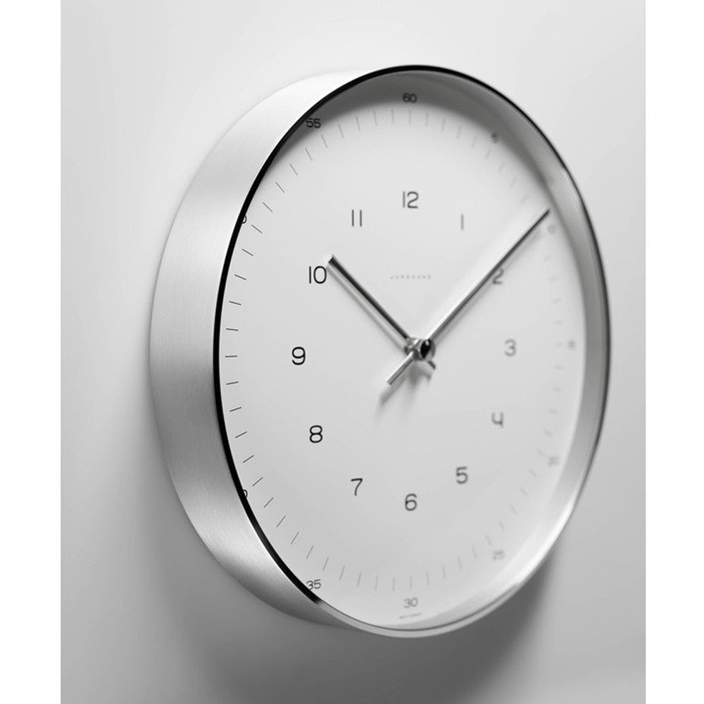Wall Clock with Numbers of Max Bill