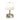 Brushed Nickel Mini Metal Cordless Lamp on desk