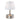 Sleek Mini Metal Cordless Lamp in Brushed Nickel finish
