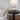 Modern Lantern Marilyn Ivory on Nickel Cordless Lamp in living room setting
