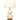Elegant Marilyn Ivory on Brass Cordless Lamp by Modern Lantern