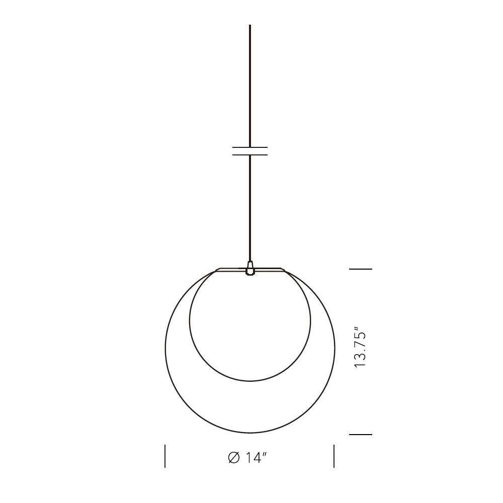 Mayuhana 2 Mini Pendant Light of Yamagiwa