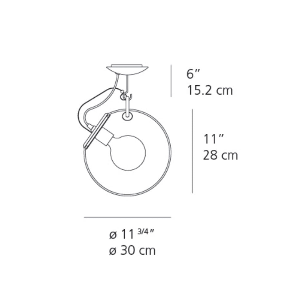 Artemide Miconos Ceiling Light