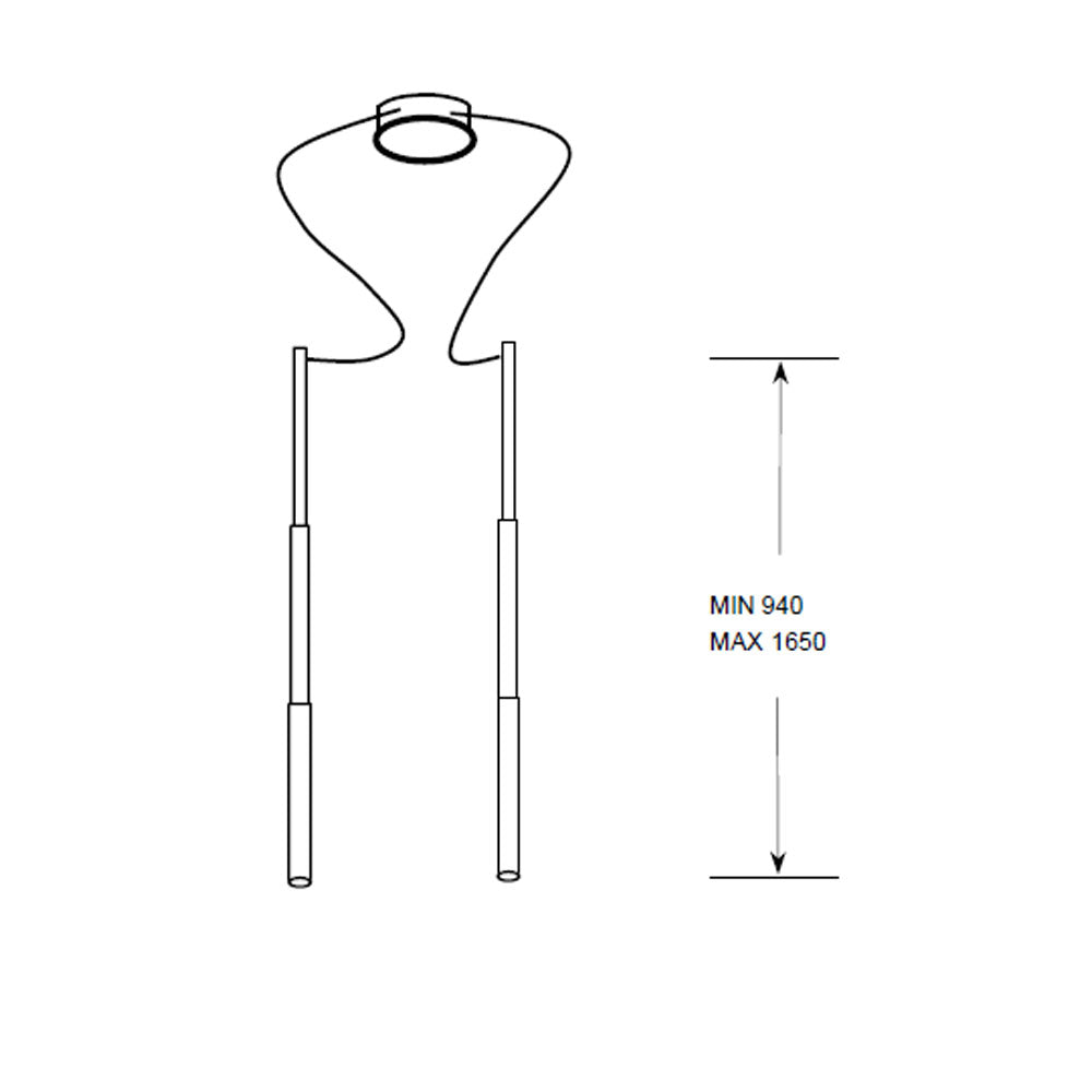 Pallucco Micro Telescopic 2.3 Pendant Light