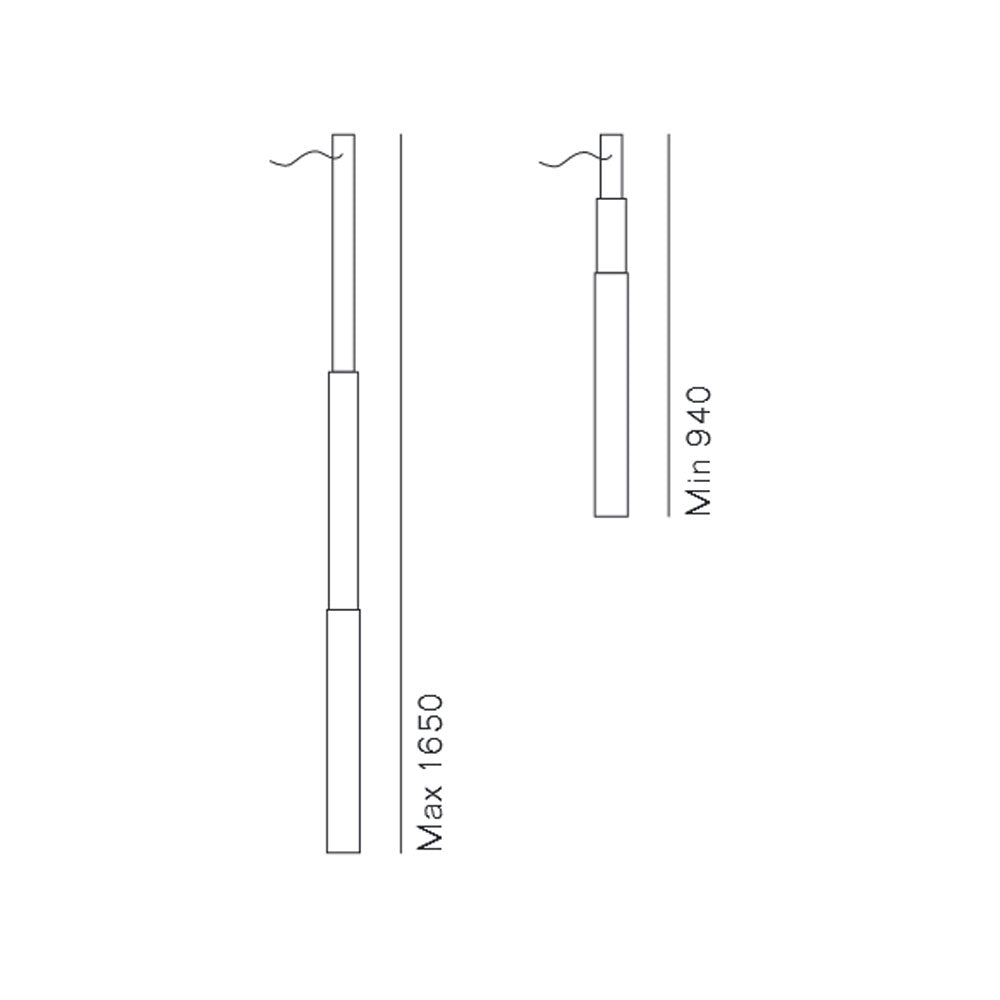 Pallucco Micro Telescopic 3.3 Pendant Light