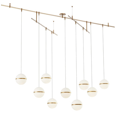 Mini Hanea 9-Light Chandelier | Visual Comfort Modern | LoftModern