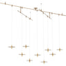 Mini Ponte 9-Light Chandelier | Visual Comfort Modern | LoftModern