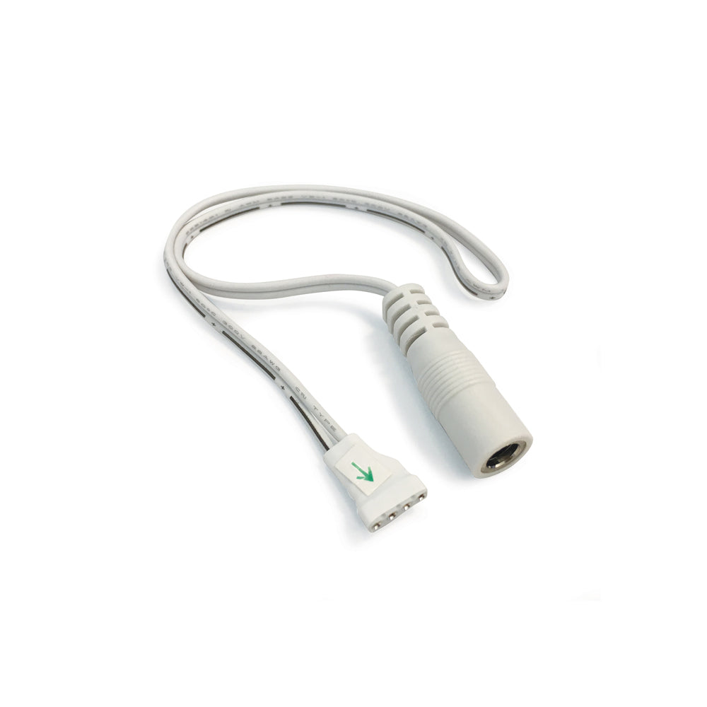 Nora Lighting 12" Power Line Interconnector for High Ouput & Hy-Brite Tape Light