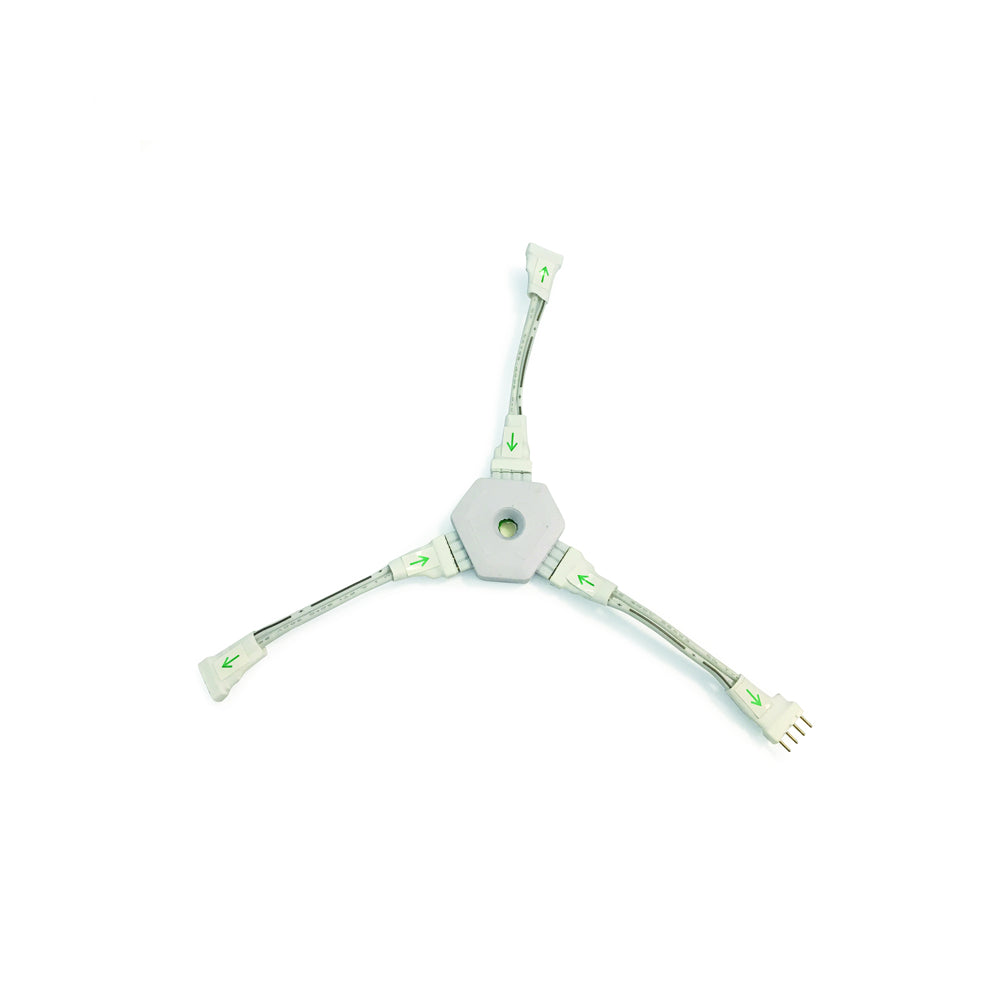 Nora Lighting Y Splitter Cable for 12V or 24V RGB & CCT Tape Light