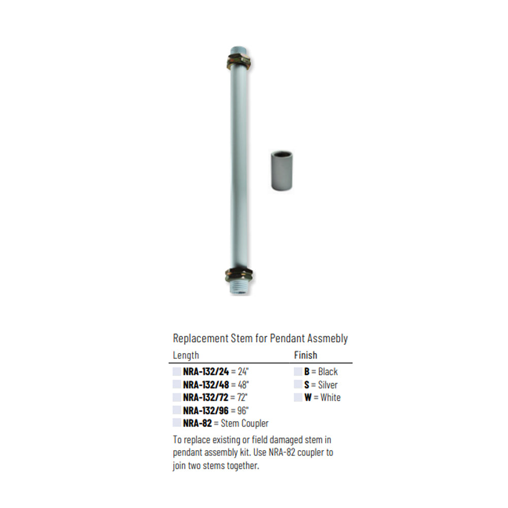 Nora Lighting 24" Replacement Stem