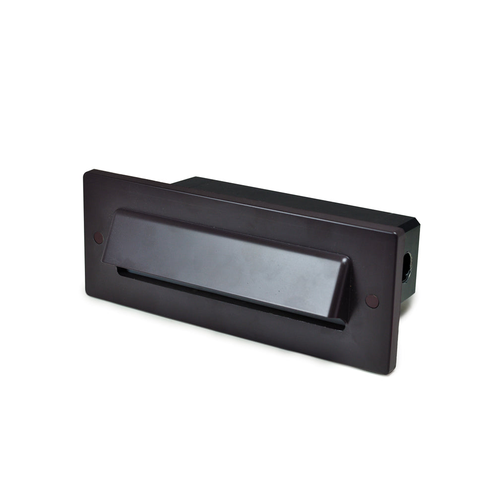 Nora Lighting 120-277V Brick LED Step Light with Shroud Face Plate
