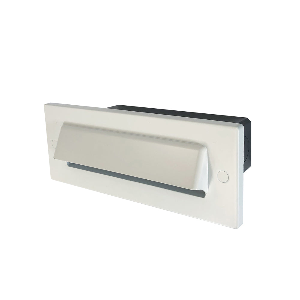 Nora Lighting 120-277V Brick LED Step Light with Shroud Face Plate