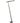 Designer LED reading lamp by Oluce with dimmable switch for office use