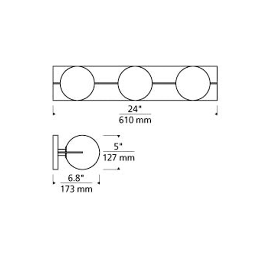 Tech Lighting Orbel 3 Light Bath