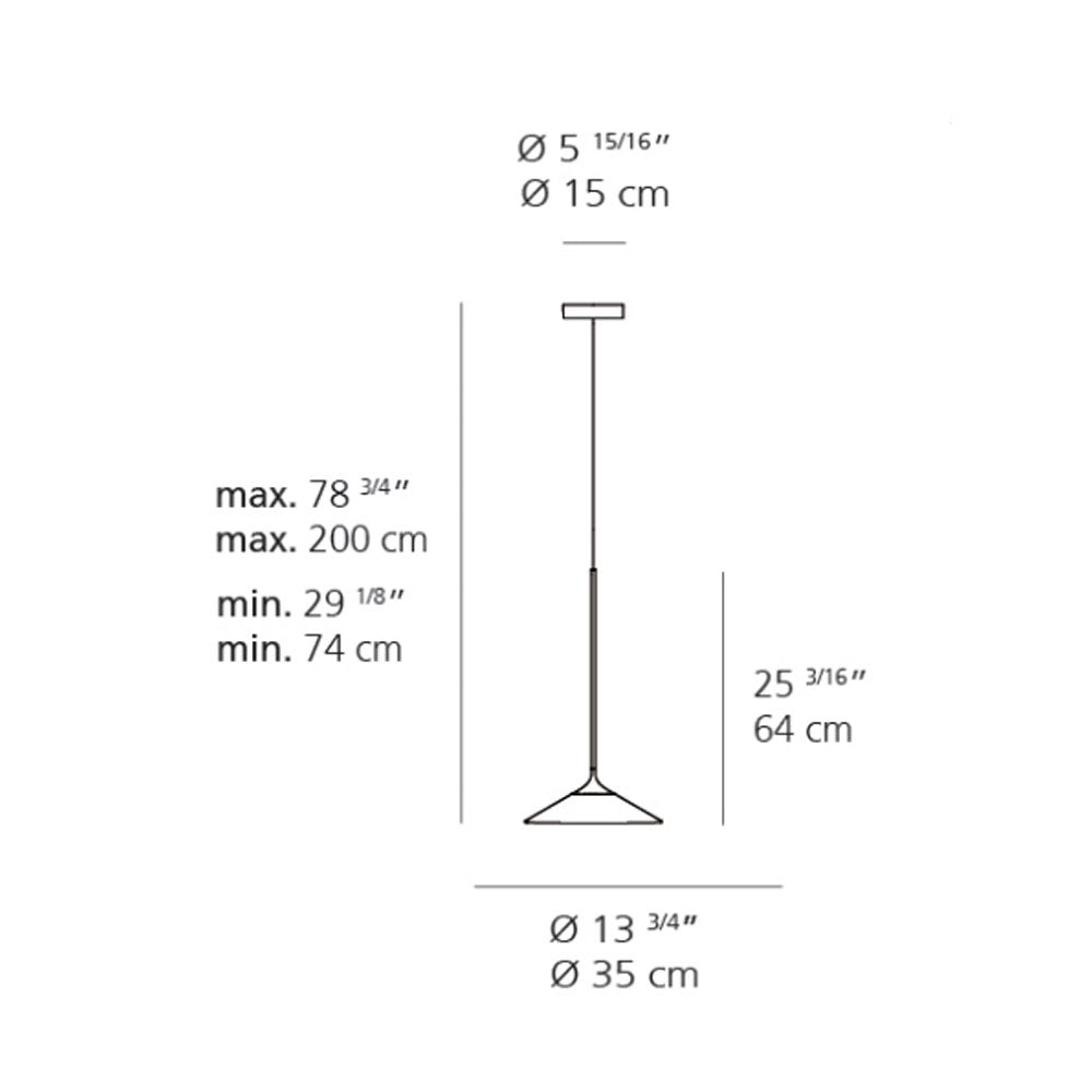 Artemide Orsa 35 Pendant Light