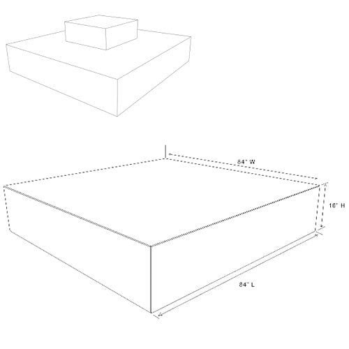 Playpad 7 Square Resort Bed | La-Fete Design Furniture - New
