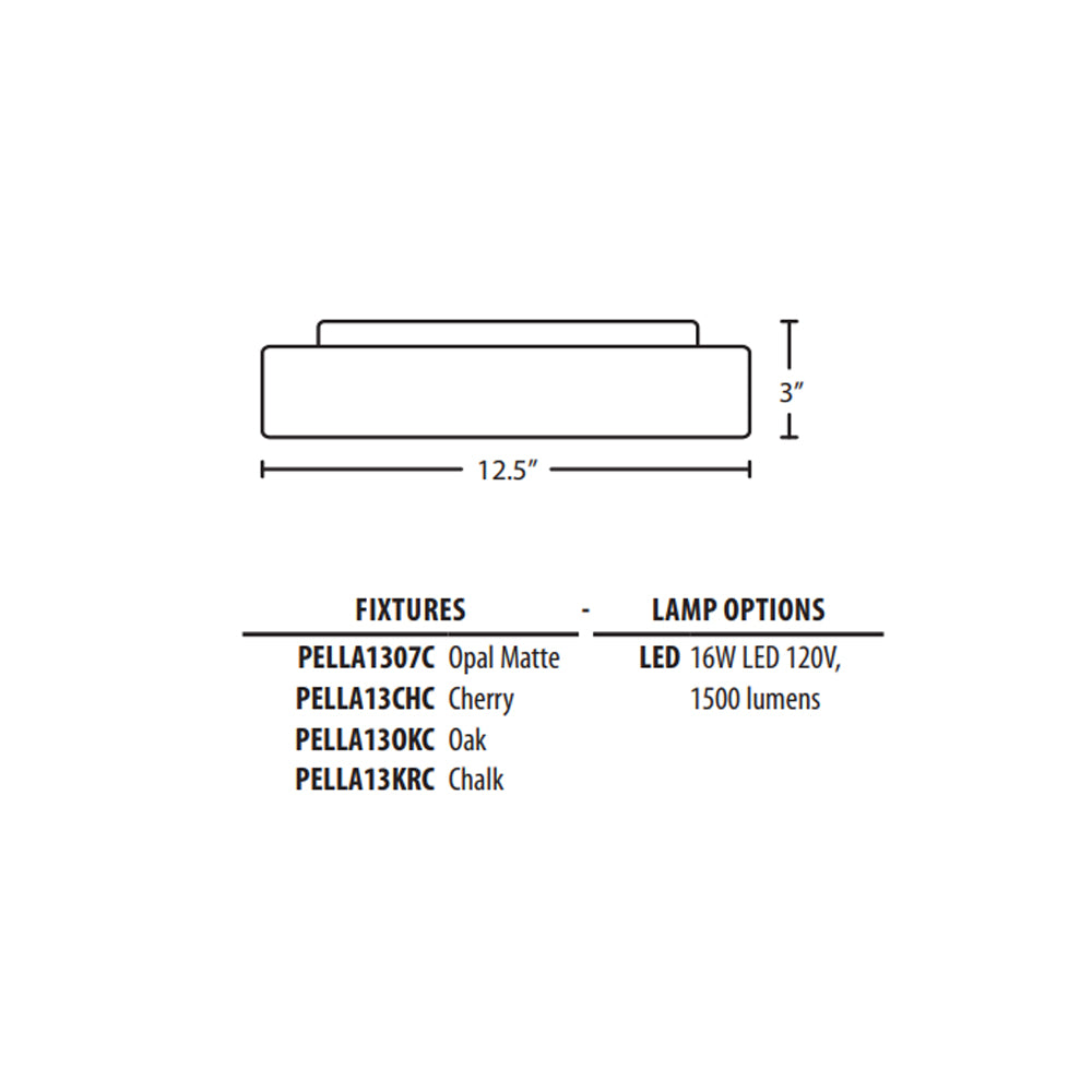 Besa Lighting Pella 13 Ceiling Light