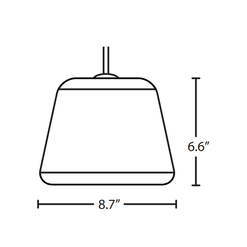 Besa Lighting Pica 9 Pendant Light