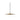 Visual Comfort Pirlo pendant light with aged brass disc shade