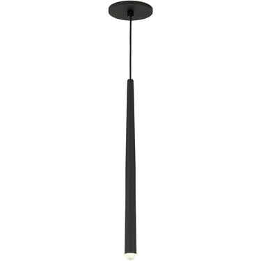 Dimmable Pylon LED pendant, Nightshade Black finish. Versatile for modern home or commercial spaces.
