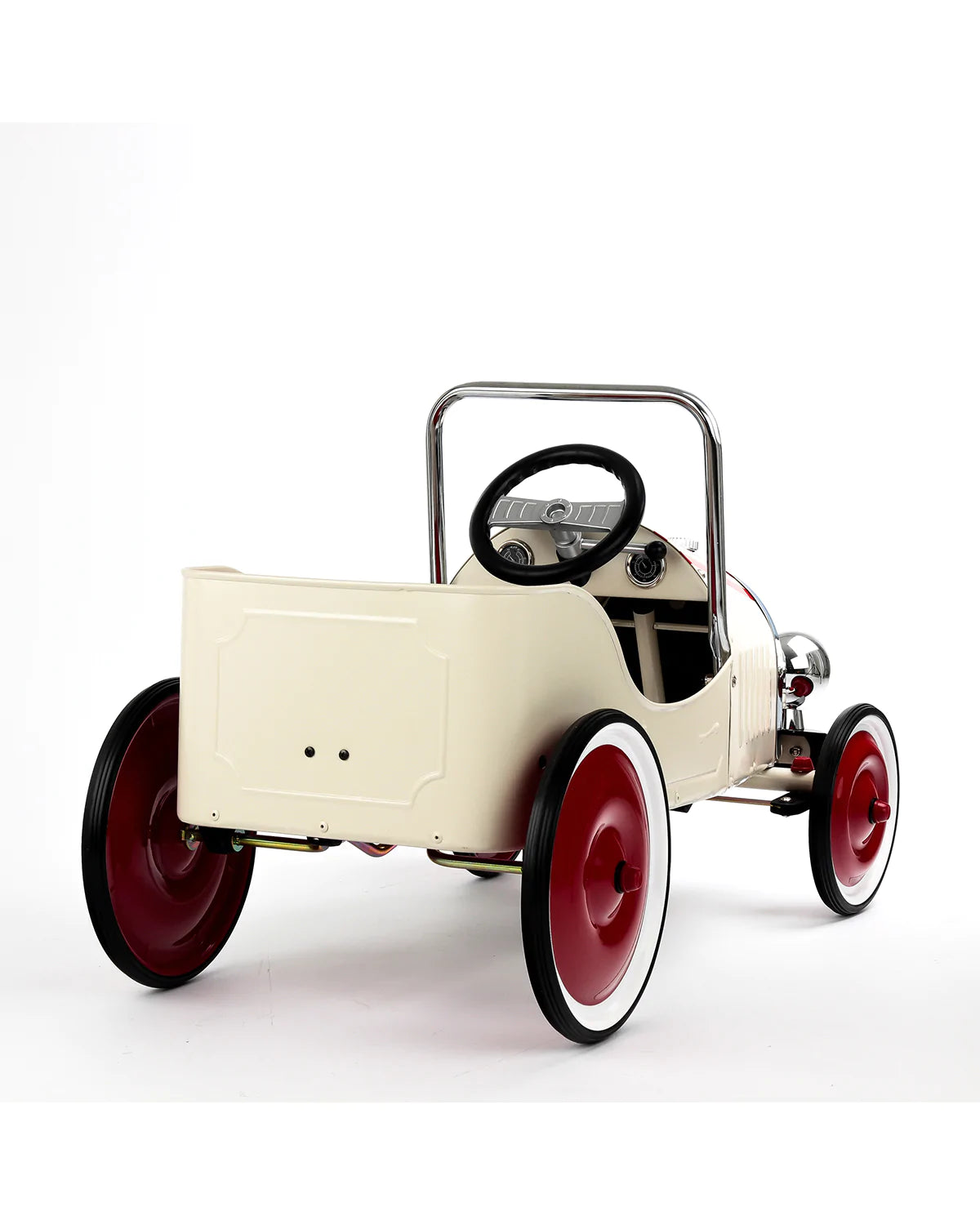 Baghera Ride-On Classic Pedal Car White