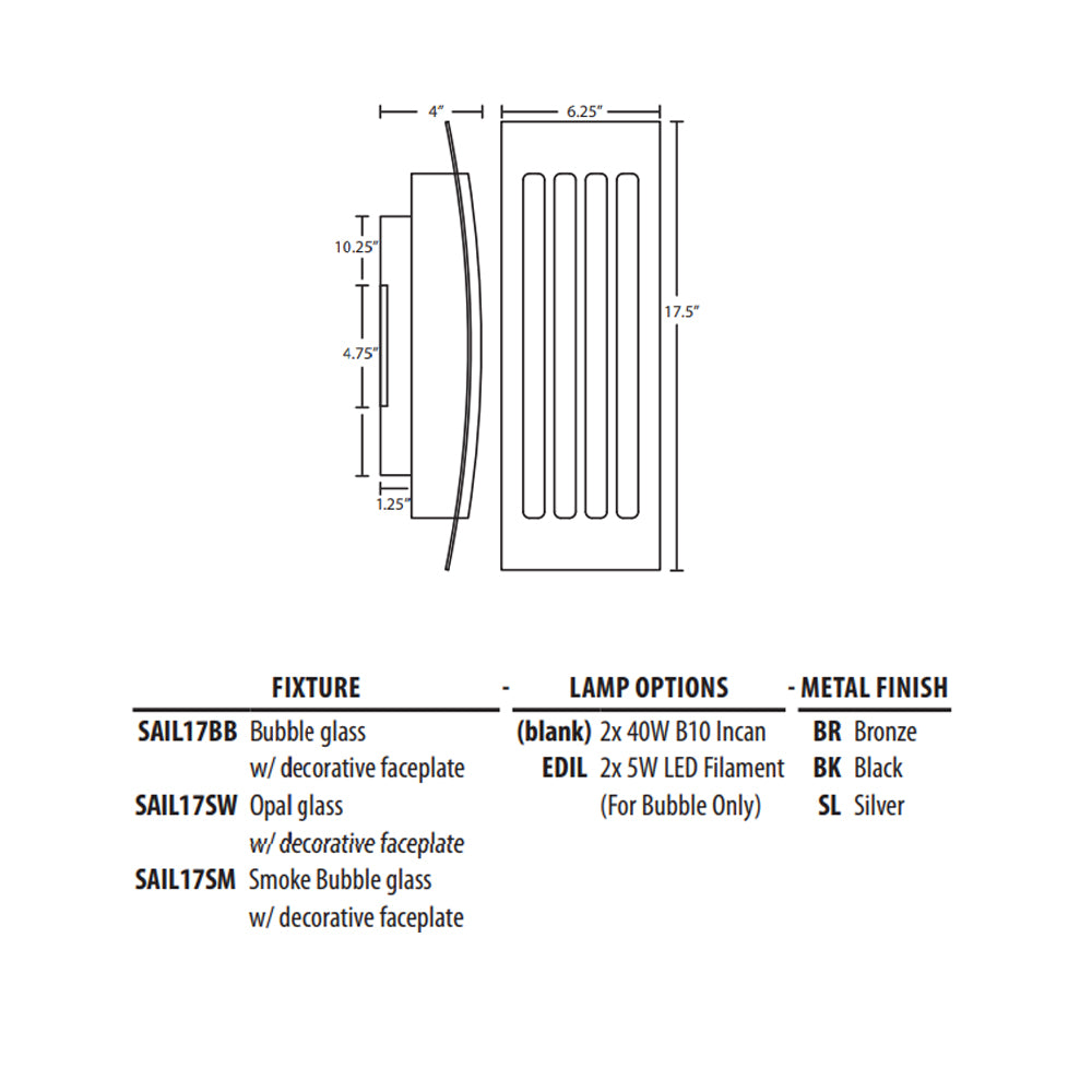 Besa Lighting Sali 17 Wall Light