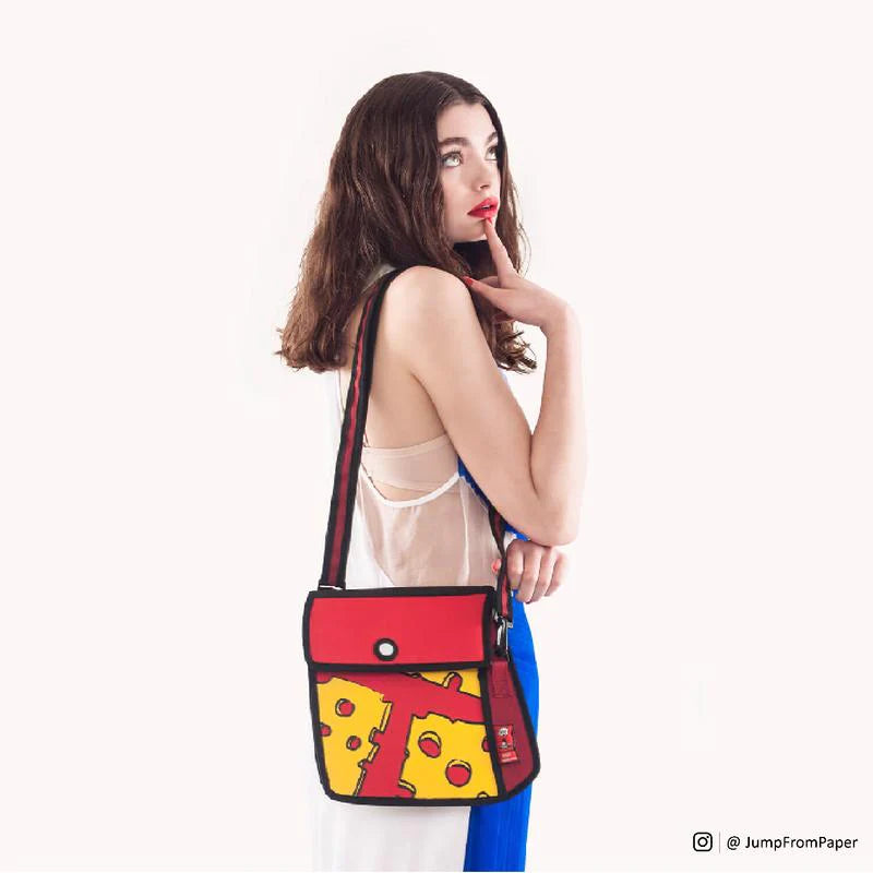 JumpFromPaper Shoulder Bag Pop Art Cheese