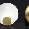 Modern designer Siro 287 table lamp with oblique LED light by Marta Perla