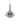 Elegant Italian LED ceiling light with translucent glass shade and chrome canopy