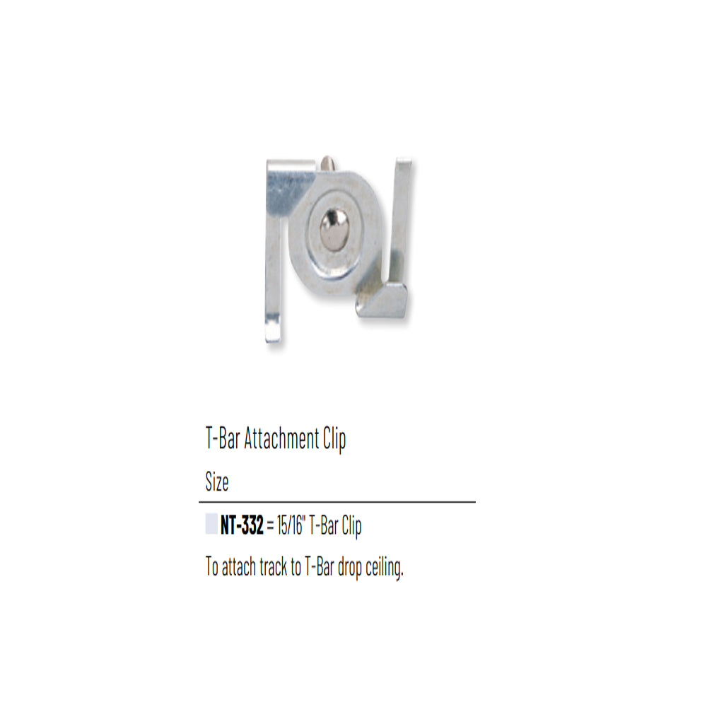 Nora Lighting T-Bar Attachment Clip