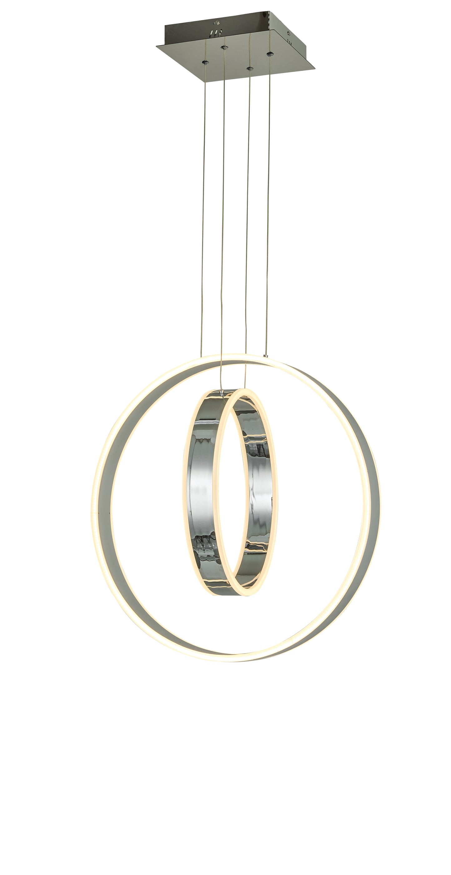 Thumprints Chrome Aria Pendant
