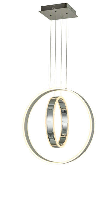 Thumprints Aria Chrome Pendant Light T1000