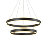 Thumprints Emeri Black Foyer Chandelier T1007