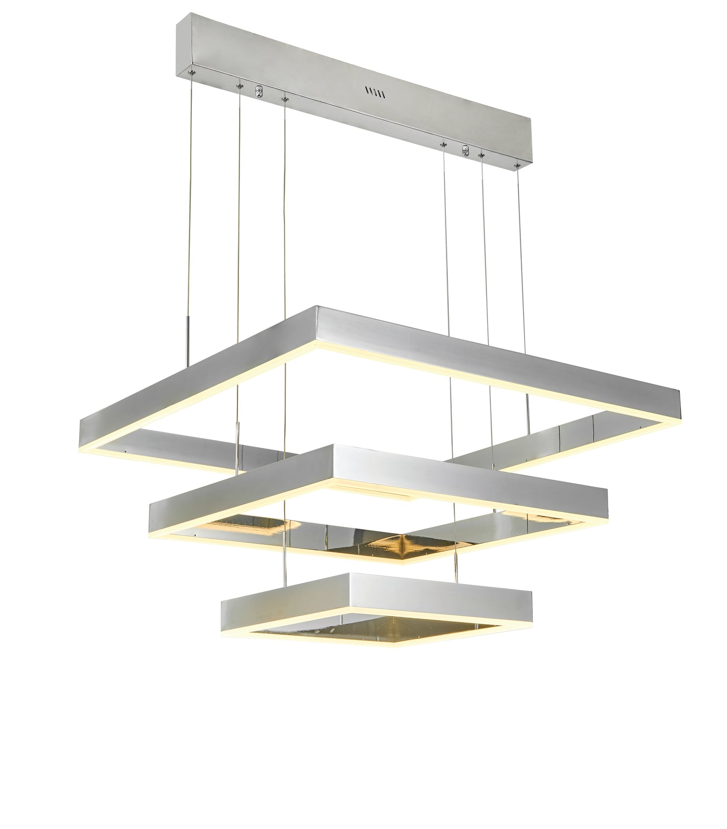 Thumprints Chrome Austin Foyer Chandelier