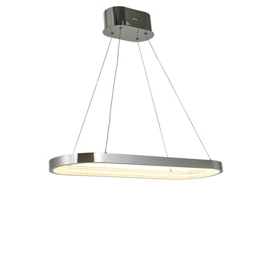 Thumprints Ellipse Chrome Dining Chandelier T1018