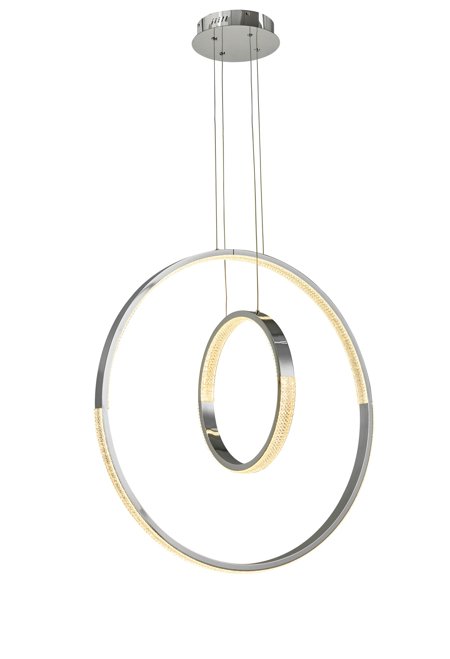 Thumprints Chrome Ezra Pendant