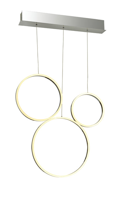 Thumprints Halo Chrome Pendant Light T1026