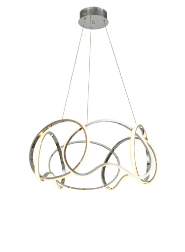 Thumprints Irvine Chrome Dining Chandelier T1042