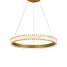 Thumprints Fusion Brushed Gold Dining Chandelier T1045