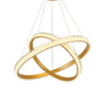 Thumprints Fusion Brushed Gold Foyer Chandelier T1048
