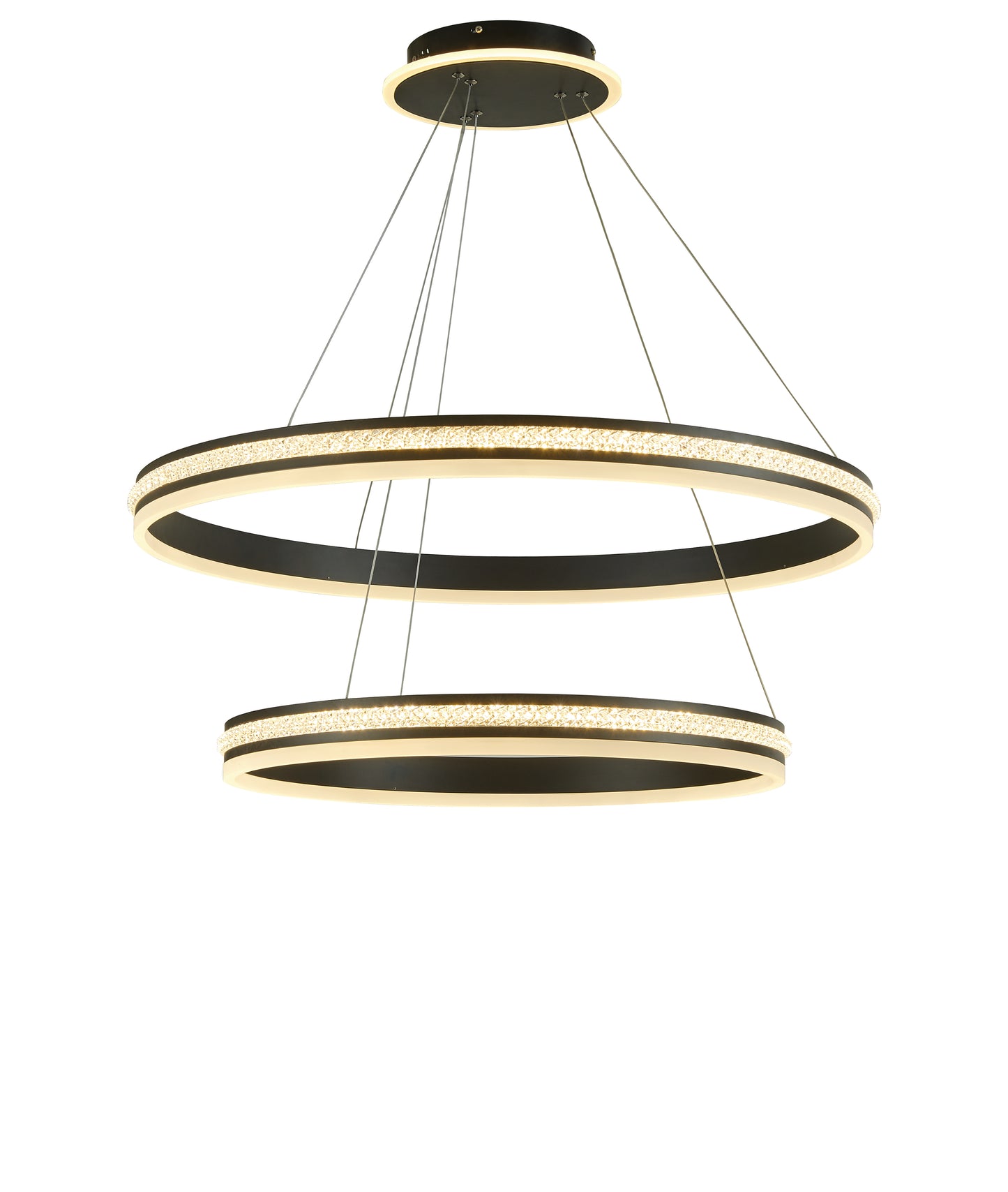Thumprints Black Aurora Dining Chandelier