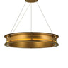 Thumprints Bristol Antique Gold Dining Chandelier T1058