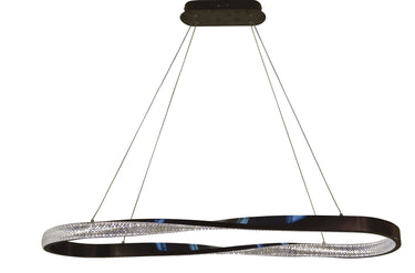 Thumprints Oakley Black Dining Chandelier T1065