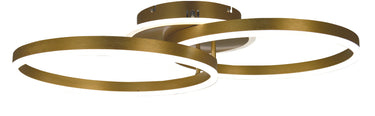 Thumprints Harper Brushed Gold Flush/Semi Flush T1070