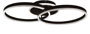 Thumprints Harper Black Flush/Semi Flush T1070